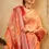 Thumbnail: Orange Banarasi Tissue Silk Saree