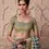 Thumbnail: Women's Cream Silk Handloom Weaving Saree