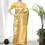 Thumbnail: Women's Yellow Meenakari Zari Woven Paithani Silk Saree