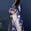 Thumbnail: Women's Navy Blue Handloom Banarasi Silk Zari Woven Saree with Blouse