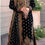 Thumbnail: Black Designer Pakistani Semi-stitched Suit