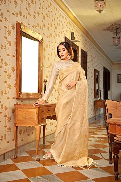 Thumbnail: Malhar Raga Kanchivaram Silk Saree