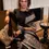 Thumbnail: Black Woven Khadi Georgette Silk Saree
