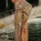 Thumbnail: Women's Tan Brown Kashmiri Modal Handloom Saree