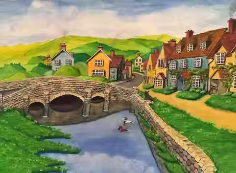 Bridge over Peaceful Water