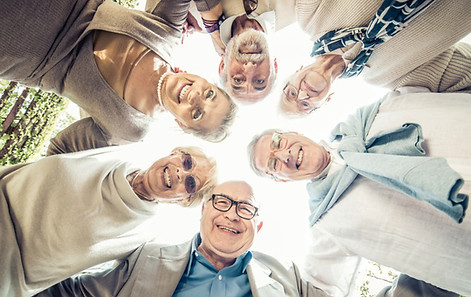 Senior activities with friends