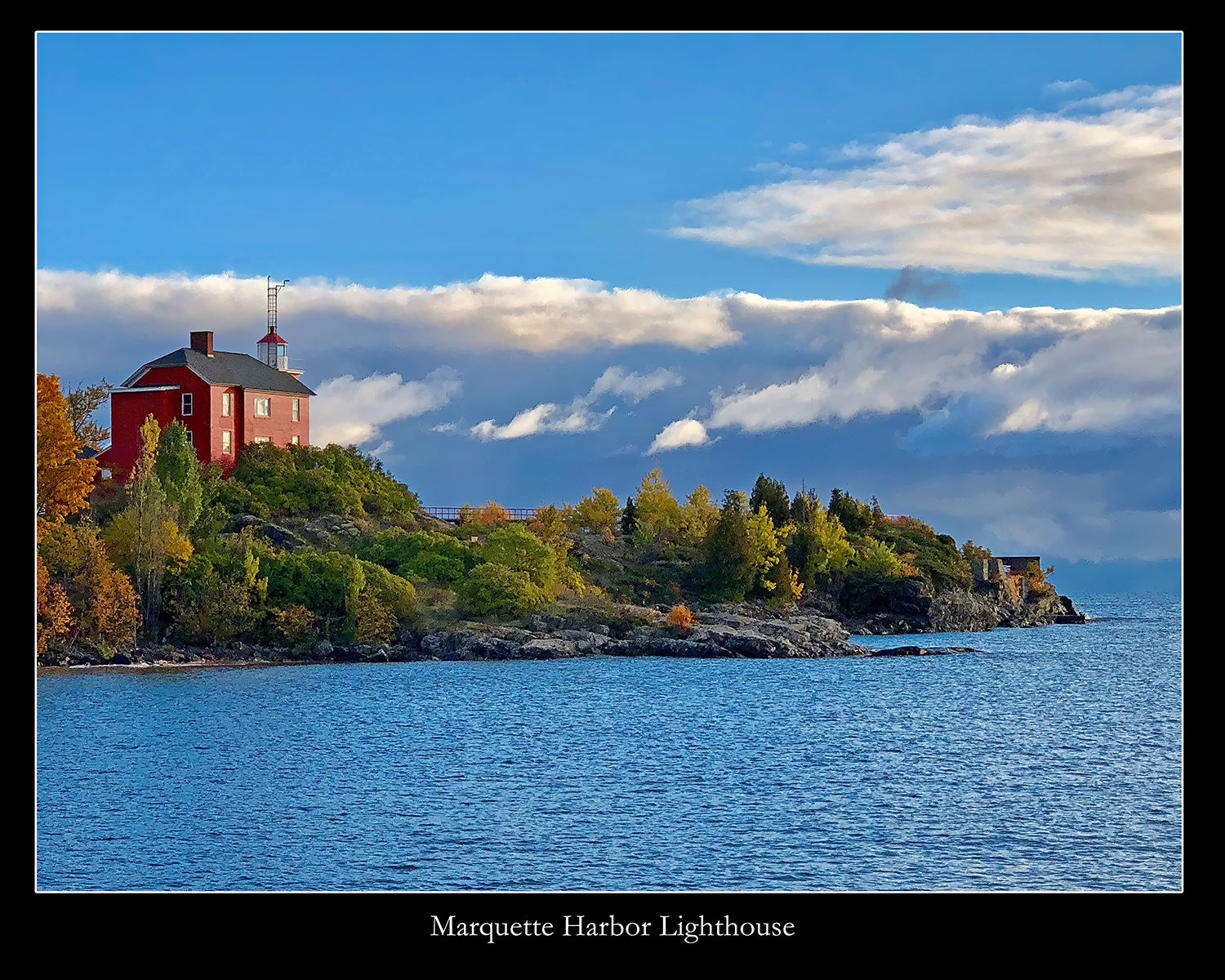 Marquette Harbor Lighthouse - THANK YOU for your donation! Arrives in the mail.