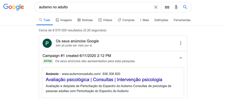 Pergunta ao google