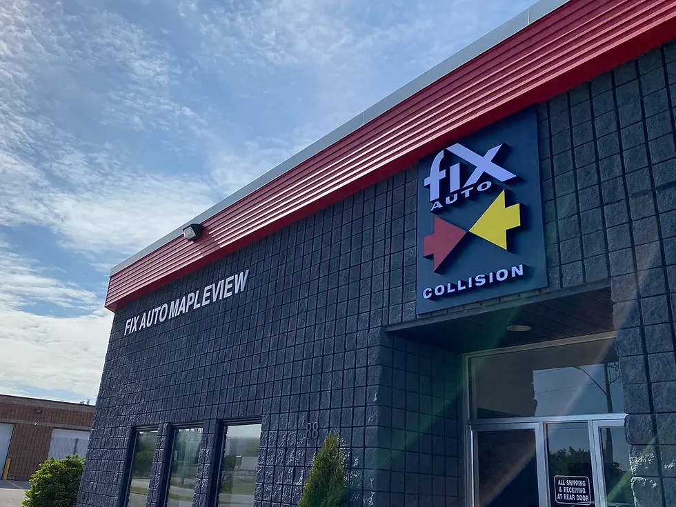 Store Front Signs for Fix Auto, Barrie