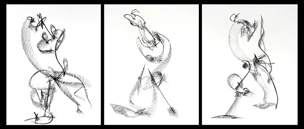 Three Motion Studies for Derek Jarman's "The Garden"