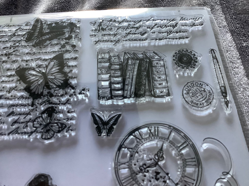 Thumbnail: Vintage Large Decorative Elements stamp set