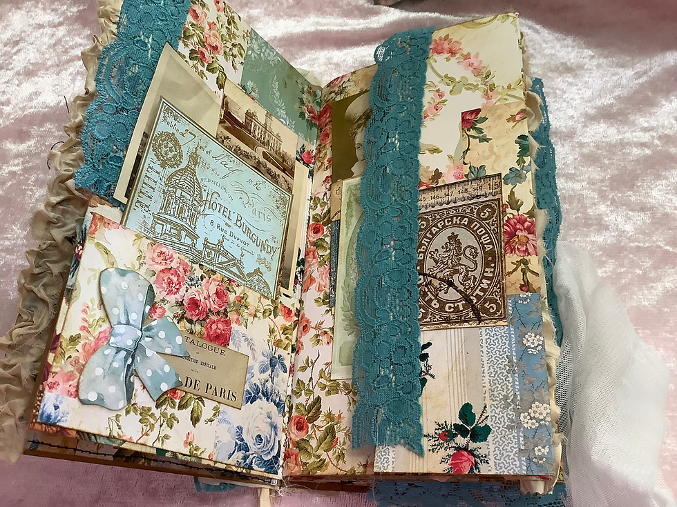Thumbnail: Vintage Style Altered  File Folder Journal