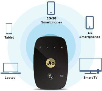 Thumbnail: JioFi M2S Wireless Data Card  (Black)