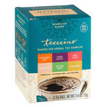 Teeccino Dandelion Tea Sampler – Caramel, Coconut, Dark Roast, Mocha Mint, Red Chai, ...