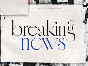breaking news on grunge background