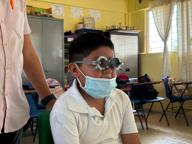 La campaña “Regalemos visión, construyamos futuro” llega a las comunidades de Baltazar y Zapote Bueno.