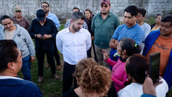 Daniel Cortina recorrió la colonia Anáhuac para escuchar y atender a la ciudadanía