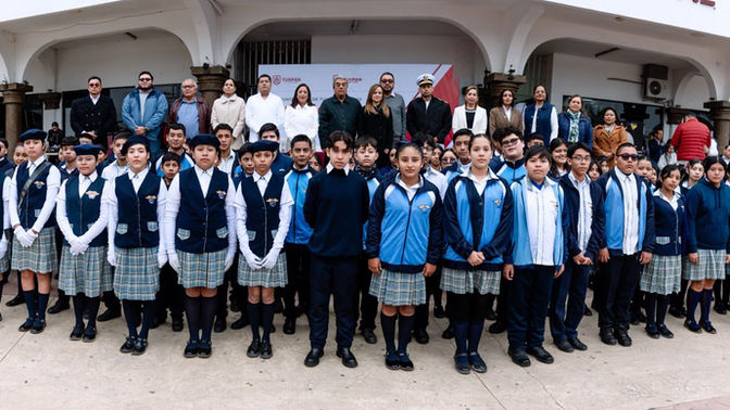 Se realiza el primer Lunes Cívico del Ayuntamiento de Tuxpan 2026–2029