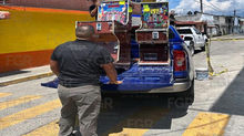 EN CATEO, FGR ASEGURA SEIS MÁQUINAS TRAGAMONEDAS EN JALACINGO, VERACRUZ
