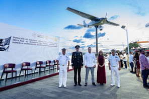 Tuxpan honra la memoria de Fausto Vega Santander con monumento conmemorativo