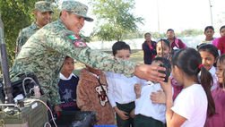 Ejército Mexicano, recibe en sus Instalaciones a escuela primaria