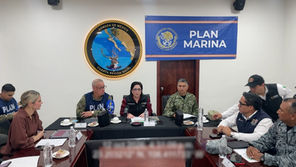 Ante la degradación del Huracán “Simón” a categoría 1, Marina mantiene acciones de auxilio y prevención en Sinaloa y Nayarit