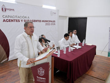 CEJAV capacita a agentes y subagentes municipales de Tuxpan en materia de Justicia Alternativa.