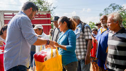 Daniel Cortina continúa trabajando con convicción y responsabilidad por las familias tuxpeñas