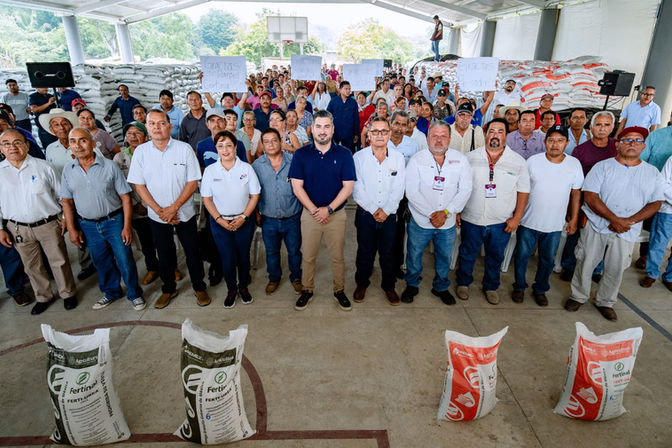 560 toneladas de Fertilizantes para el Bienestar fortalecen la producción agrícola en Tuxpan