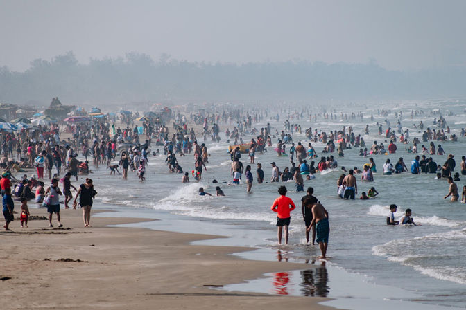 Playas llenas: Tuxpan registra alta afluencia turística en el puente de marzo