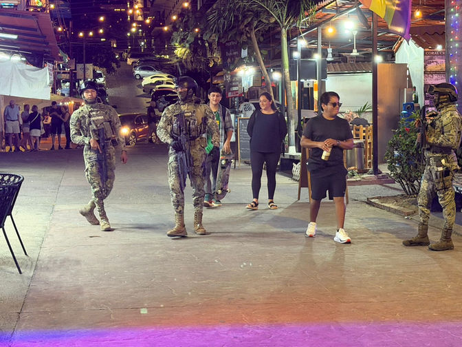 Marina refrenda su compromiso de velar por la paz y seguridad de las familias mexicanas en Puerto Vallarta, Jalisco