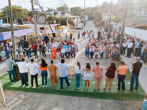 Gobierno de Tuxpan inicia pavimentación de calles en Santiago de la Peña