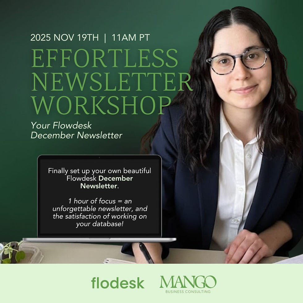 The Effortless Newsletter Workshop