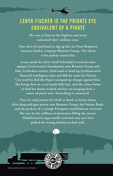 back cover of Brunner in the Black