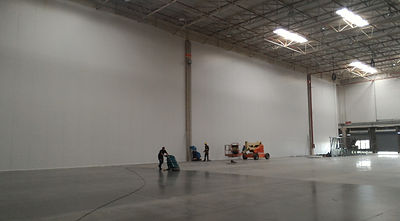 galpão divisória com painel termico