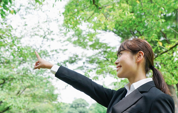 A determined smile toward personal goals