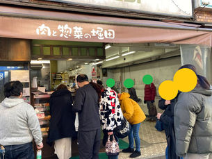 肉屋のコロッケを食べてきました!!