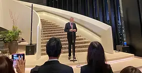 ドイツ総領事からの招待をうけ、統一記念日レセプションに参加いたしました!!