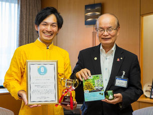 【近江茶ジェノベーゼ】草津市長を表敬訪問いたしました