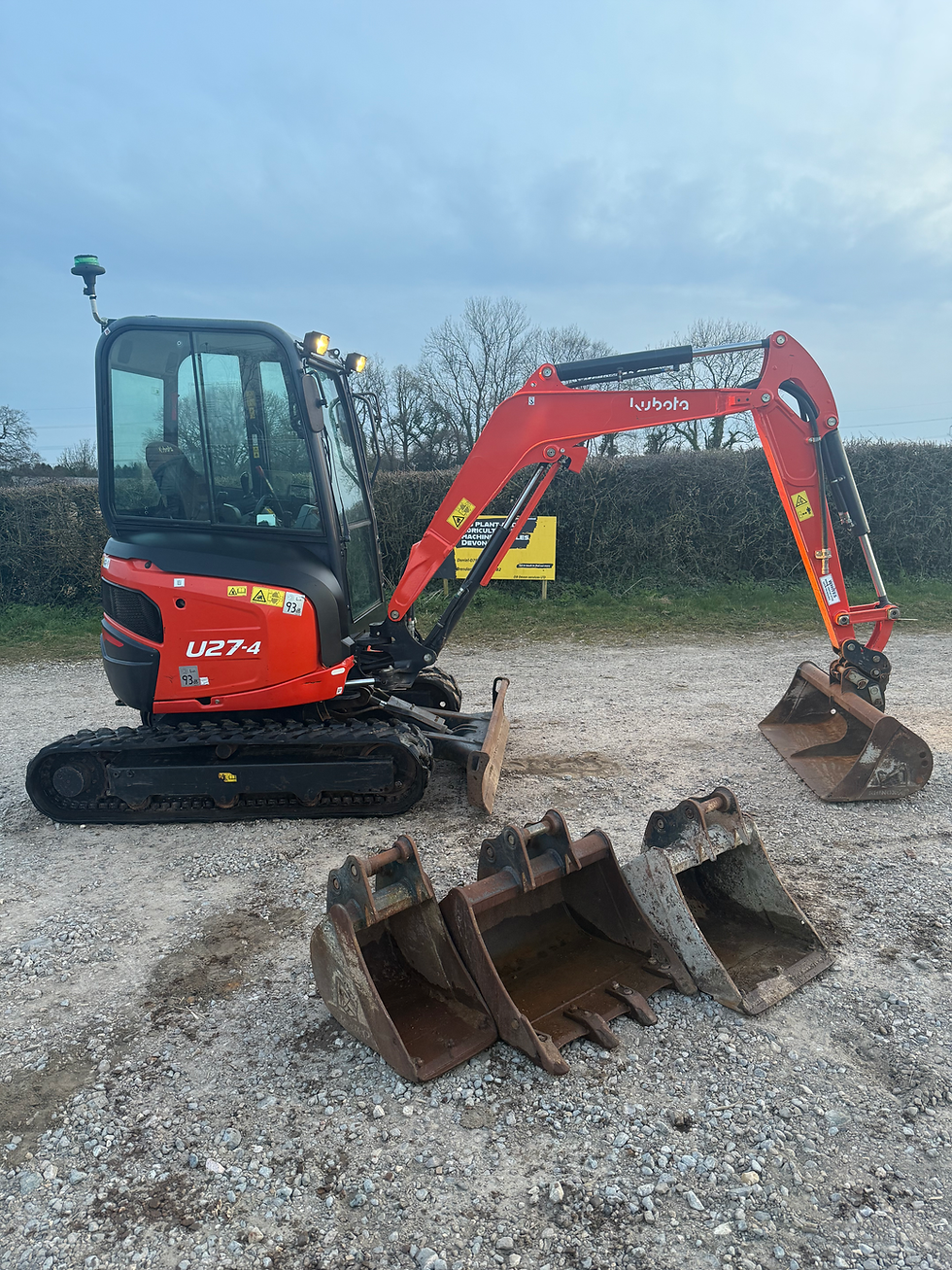Thumbnail: SOLD! 2021 Kubota U27-4, 936 Hours! 4 buckets  SOLD! 