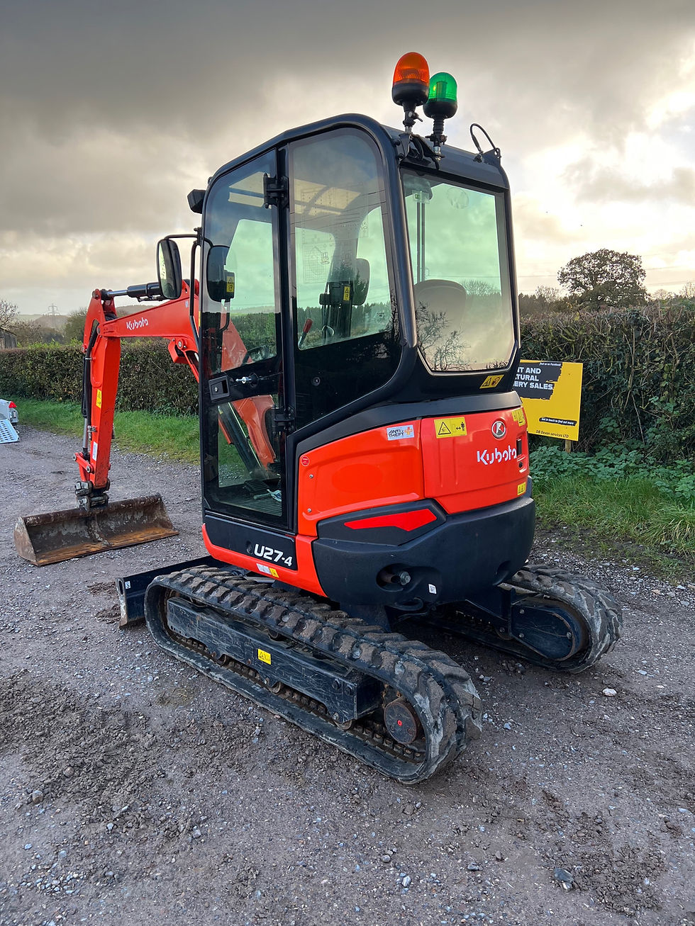 Thumbnail: SOLD!! Late 2021 Kubota U27-4 ,350 Hours , Radio, 4 Buckets 