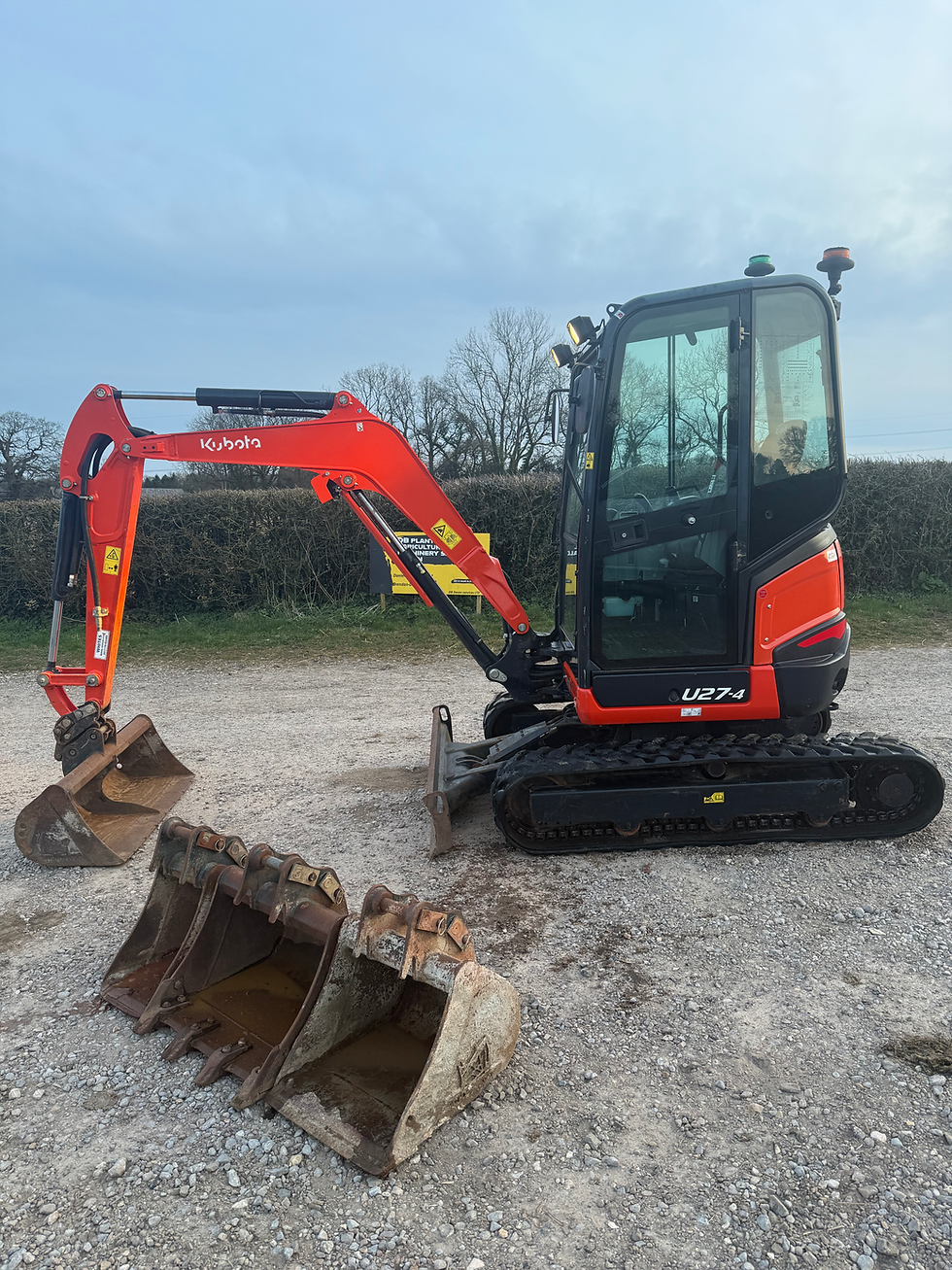 Thumbnail: SOLD! 2021 Kubota U27-4, 936 Hours! 4 buckets  SOLD! 