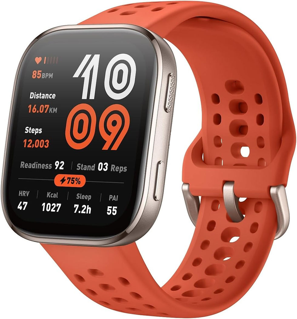Miniatura: Amazfit Bip 6 Smartwatch 46 mm, bateria de 14 dias, tela AMOLED de 1,97"