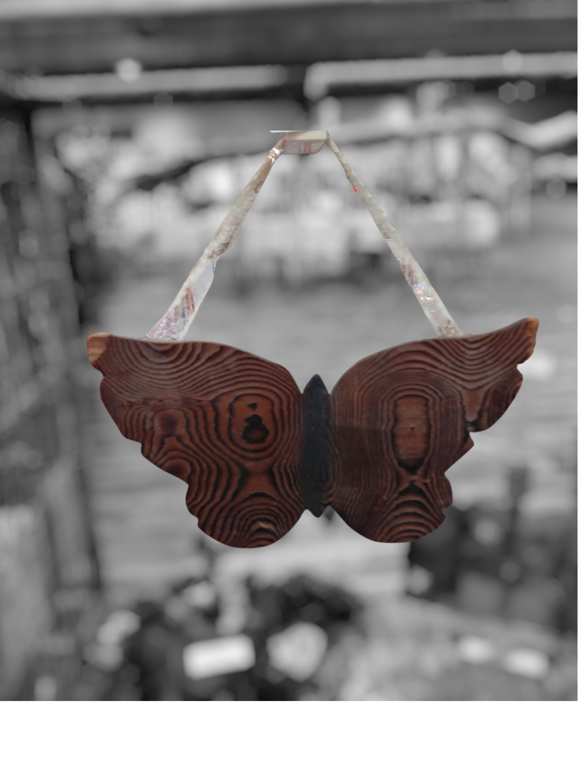 Hand-Crafted Wooden Butterfly Wall Art