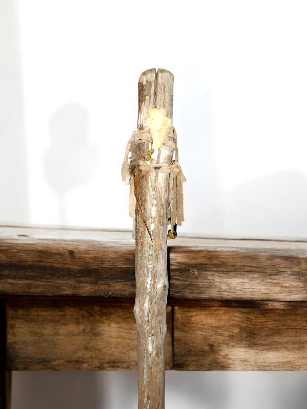 Rustic Driftwood Walking stick with arrow head