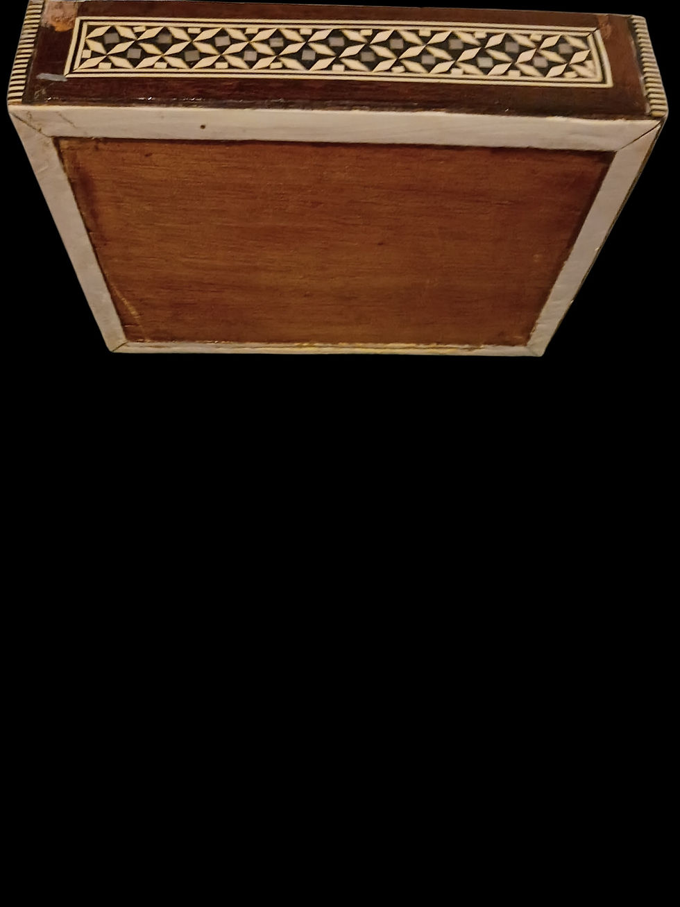 Thumbnail: Antique Syrian/Egyptian Marquetry Inlay Box – Mother-of-Pearl & Camel Bone