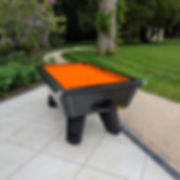 SATIN BLACK - CRY WOLF OUTDOOR POOL TABLE
