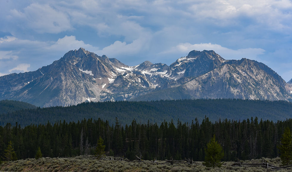 Sawtooth Mountains in Idaho