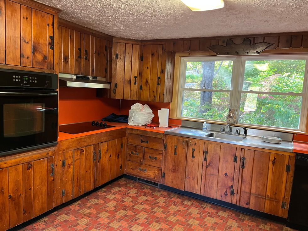 Original Kitchen with cabinets from the 1940's