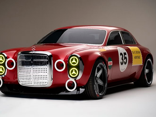 Así sería el restomod del Mercedes AMG 300 SEL 6.3